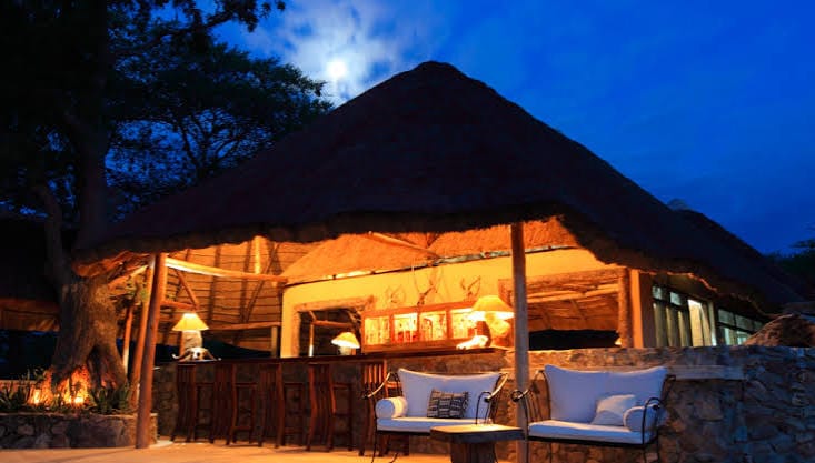 Apoka Safari Lodge Evening shown on the Apoka Safari Lodge page.